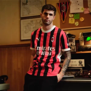 Alternative view of AC Milan maglia gara Home 24/25
